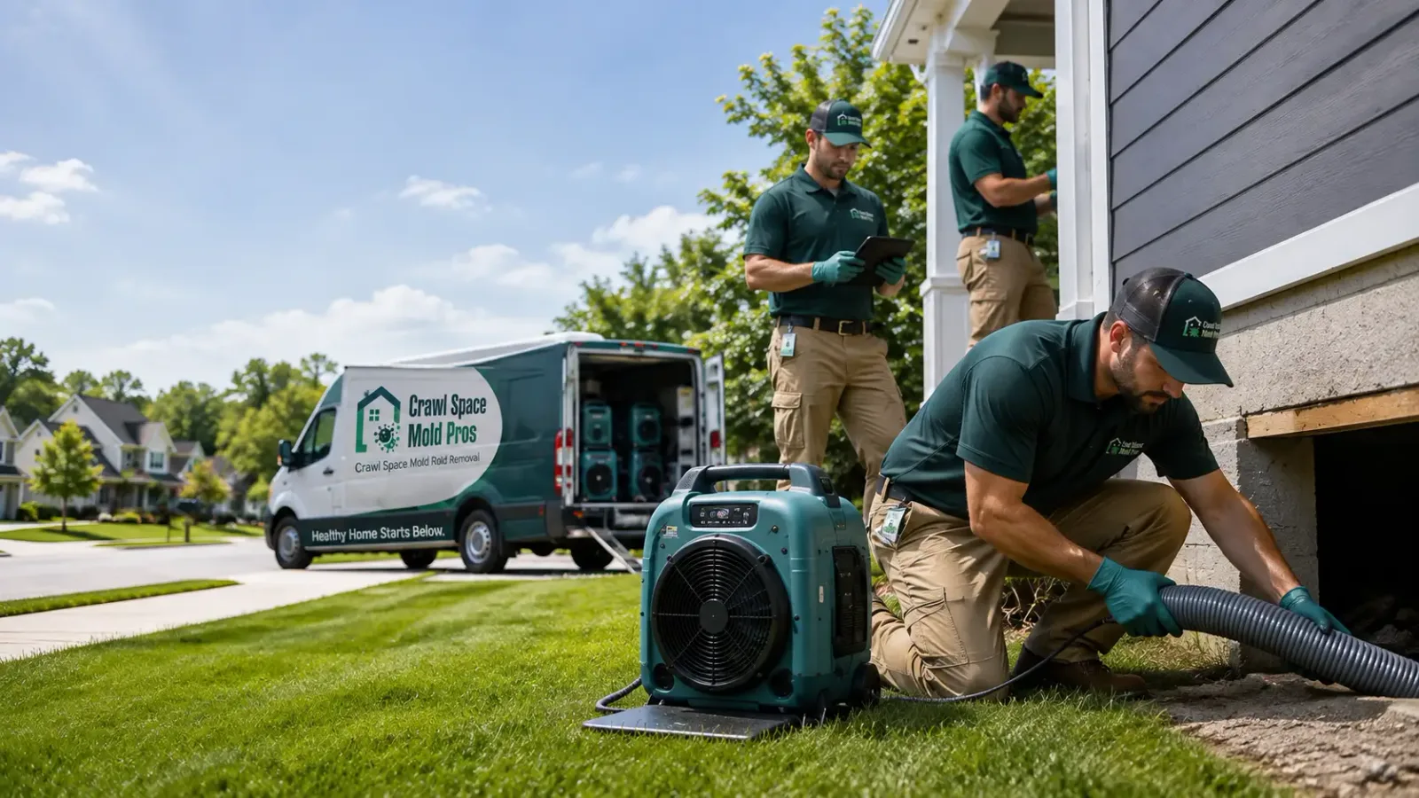 Crawl Space Mold Removal in Marshall, WA